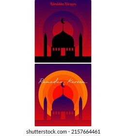 
Eid celebration greeting background for social media content