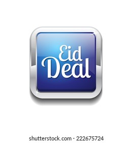 Eid Deal Blue Vector Icon Button