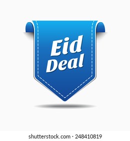 Eid Deal Blue Vector Icon Design