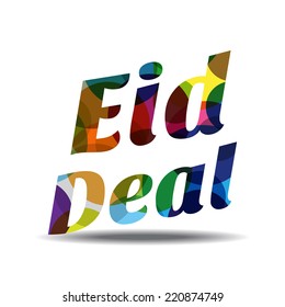 Eid Deal Colorful Vector Icon Design