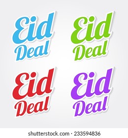 Eid Deal Colorful Vector Icon Design