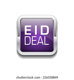 Eid Deal Purple Vector Icon Button