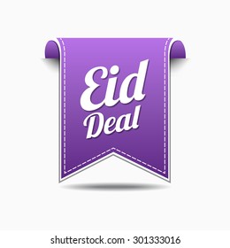 Eid Deal Violet Vector Icon Design