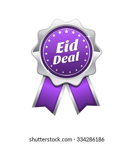 Eid Deal Violet Vector Icon Design