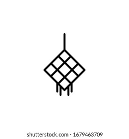 Estilo de contorno vectorial del icono Eid