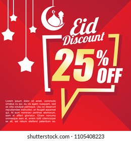 eid discount label vector