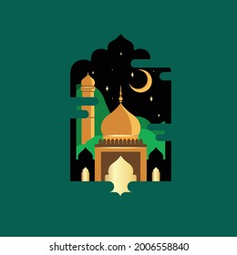 Eid el adha , eid mubarak , ramadan kareem illustration
