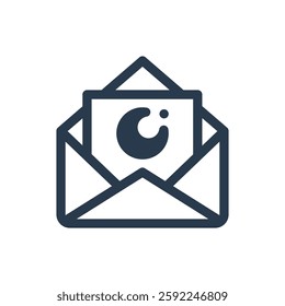 Eid Envelope for Eid Mubarak Vector Icon