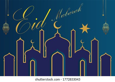 eid greeting card design for eid ul adha