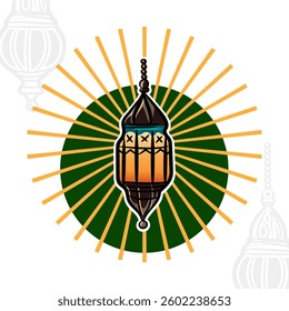 Eid Lantern Graphic Design, Lantern Illustration