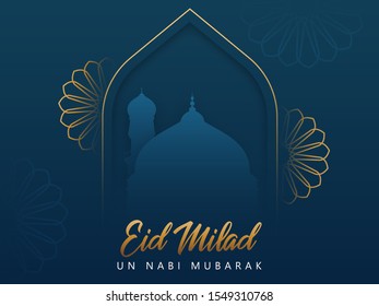 Eid Milad Un Nabi Mubarak Design, Vector Illustration for Muslim Festival.