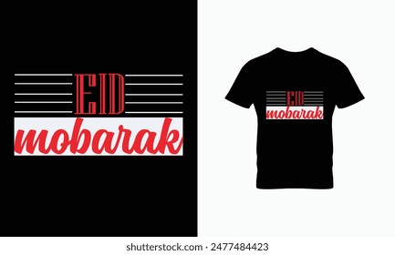 Eid mobarak T-Shirt Design und islamisches T-Shirt Design