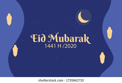 Eid Mubarak 1441 H 2020 Background Islamic Day