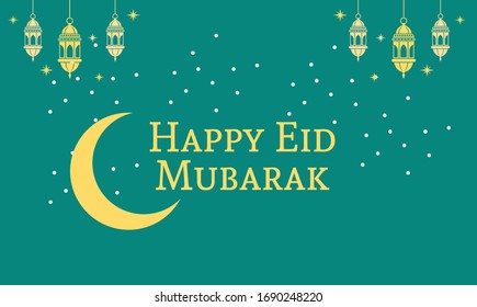 Eid Mubarak 1441 H Hintergrund Islamischer Tag