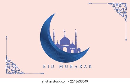 Eid Mubarak 2022 fondo , tarjeta 