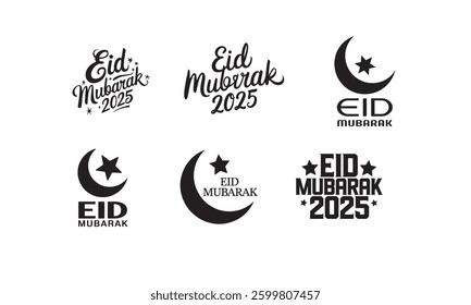 Eid Mubarak 2025 design bundle