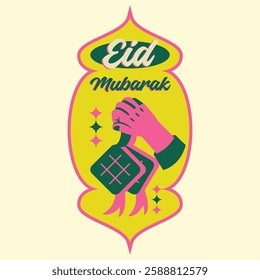 Eid mubarak, eid al fitr, eid adha, ramadan greeting, card, tag, lable, decor, lattering