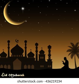 Eid mubarak background