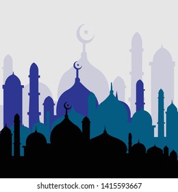 eid mubarak background celebrate or for greeting card
