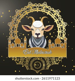 Eid Mubarak Background Design. Islamic, Eid Al Adah, Eid Al Fetor.