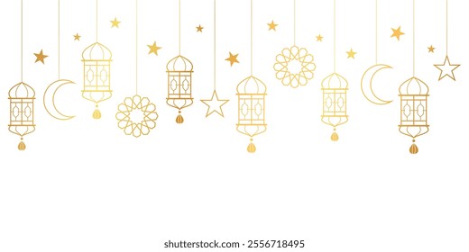 Eid Mubarak Background Design. Vector Illustration