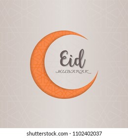 Eid Mubarak background, premium design concept,greetings Eid Mubarak, elegant design,copy space,text input, website, brochure,vector illustrations eps10.