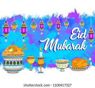 Eid mubarak banner design