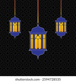 Eid Mubarak card design with a beautiful background design