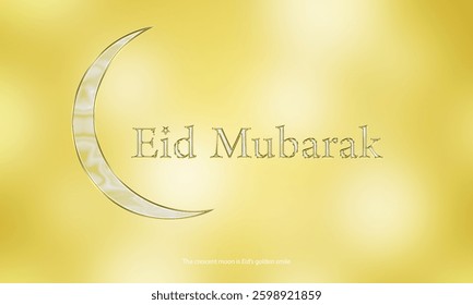 Eid Mubarak card design in colourful background