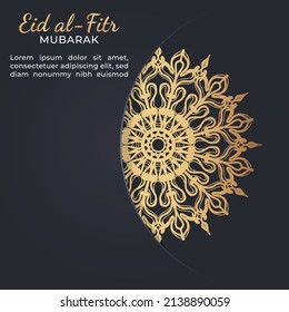Eid mubarak celebratory illustration. EPS 10