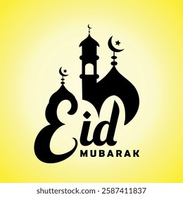 Eid Mubarak colorful luxury Islamic background with decorative ornament, eid Mubarak social media post design , Eid Mubarak Icon Trendy Vector. Eid Mubarak Logo Trendy Design Vector