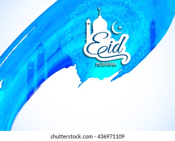 Eid Mubarak decorative background design