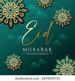 Eid Mubarak design. Eid al Fitr illustration