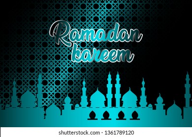 Eid Mubarak Design Background. Vector Illustration for greeting card, poster and banner
