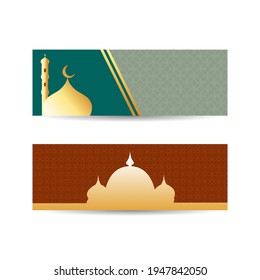 Eid Mubarak Design Background. Vector Illustration for greeting card, poster and banner.