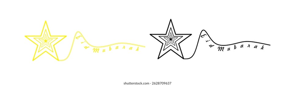 Eid Mubarak Design Background vector