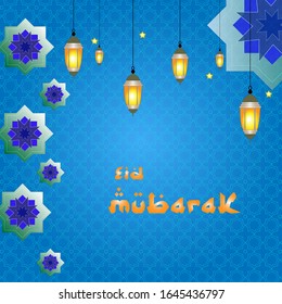 Eid Mubarak design background,vector illustration for greeting card,banner and poster