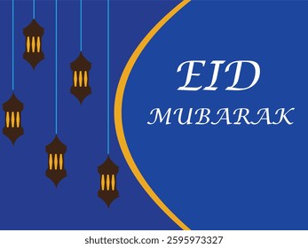 Eid Mubarak design for Card, Invitation, Greetings. Vector design