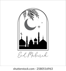 eid mubarak design eps file