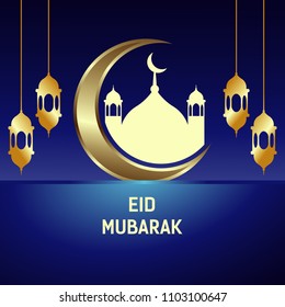 Eid Mubarak Design Template