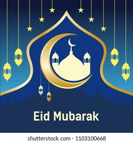 Eid Mubarak Design Template