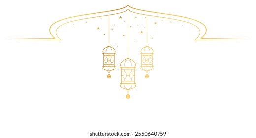 Diseño de Eid Mubarak. Ilustración vectorial