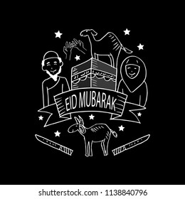Eid Mubarak doodles