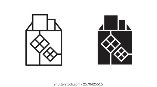 Eid mubarak envelope vector web icons set