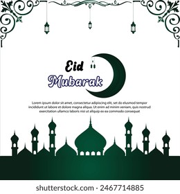 eid mubarak ,facebook post,graphic eid mubarak disigne.