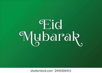 Eid Mubarak Fuente en caligrafía inglesa