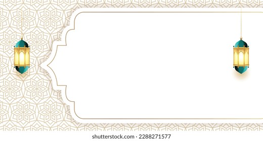 eid mubarak frame eid al fitr greeting card banner with idul fitri azha ramadan islamic ornament arabesque background
Translation: "Muslim fasting month and celebration day after fasting".