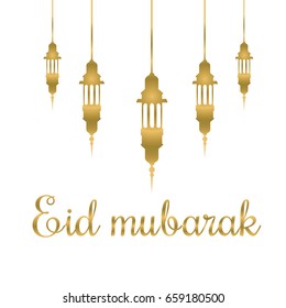 EID MUBARAK GOLD LUXURY