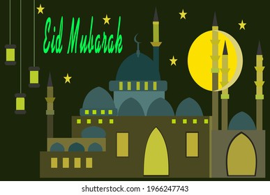 Eid mubarak for granphic design