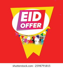Eid Mubarak Greeting Background Design